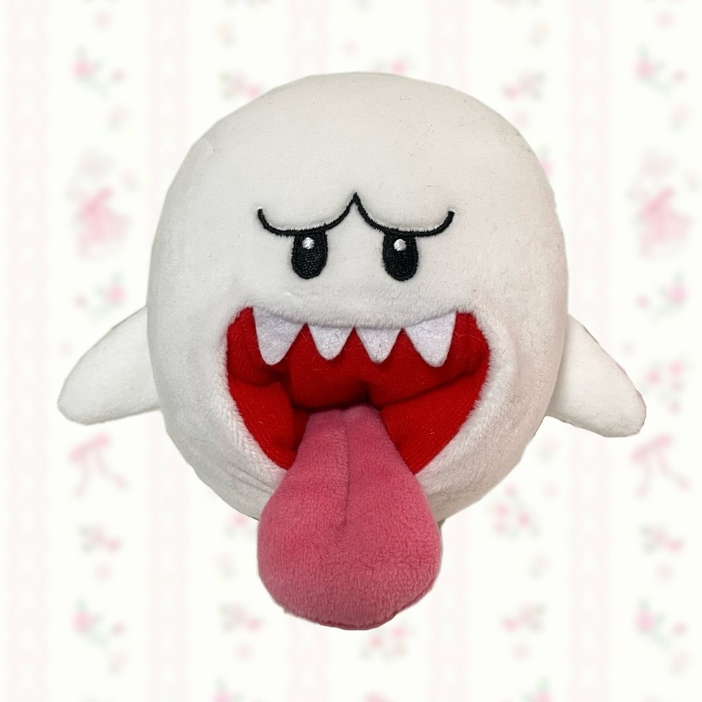 Nintendo Super Mario Bros Boo Plush 6"